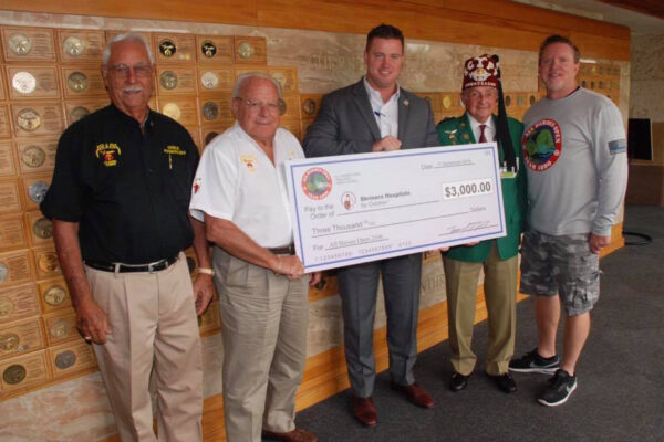 Team Addo Shriners Hospital Donation