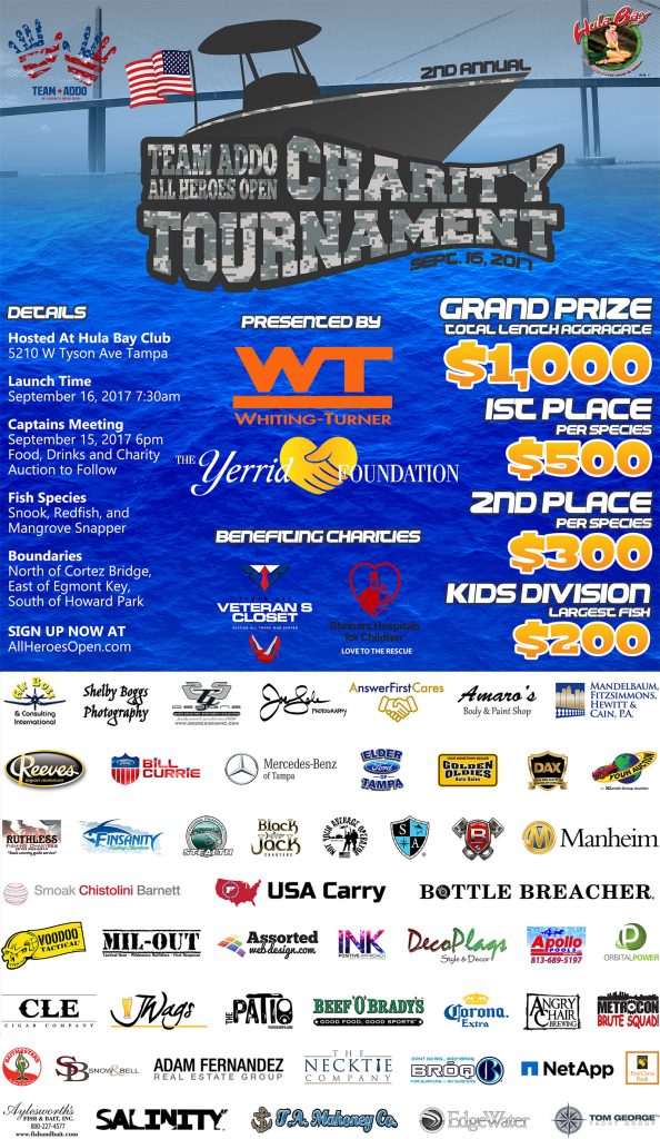 1-FLYER-3 2nd Annual All Heroes Open Charity Fishing Tournament - 2017