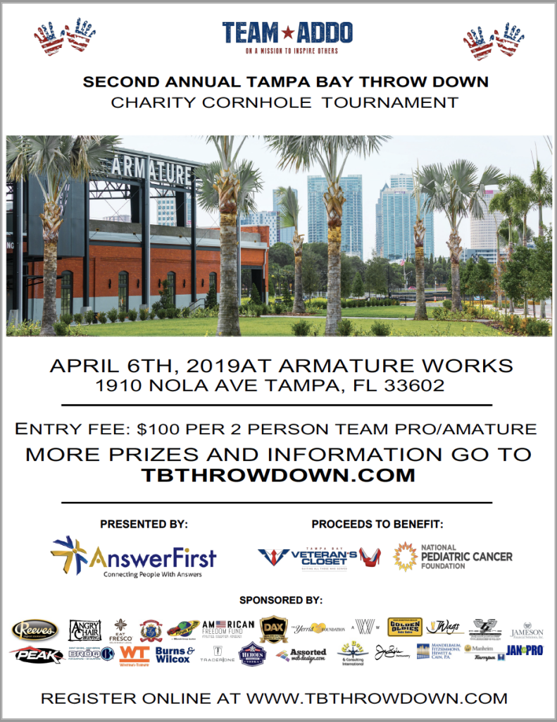 Tampa Bay Throwdown Cornhole Tournament - 2019 Tampa Bay Throwdown Cornhole Tournament - 2019