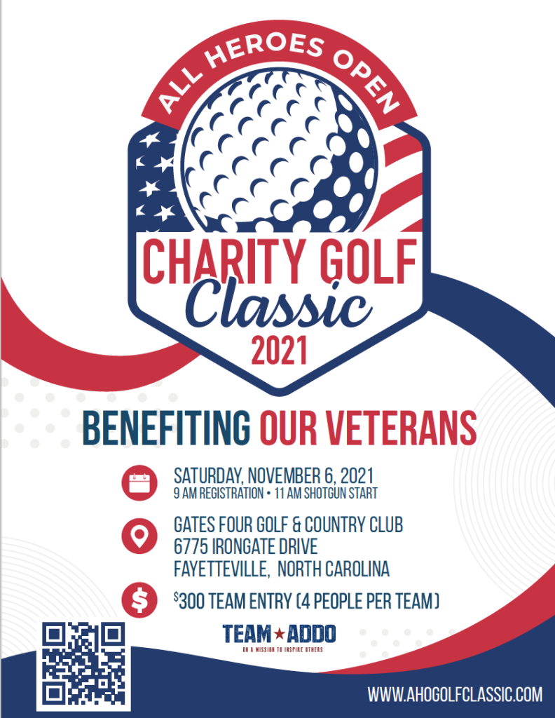 All Heroes Open Charity Golf Classic Flyer - 2021 All Heroes Open Charity Golf Classic - 2021