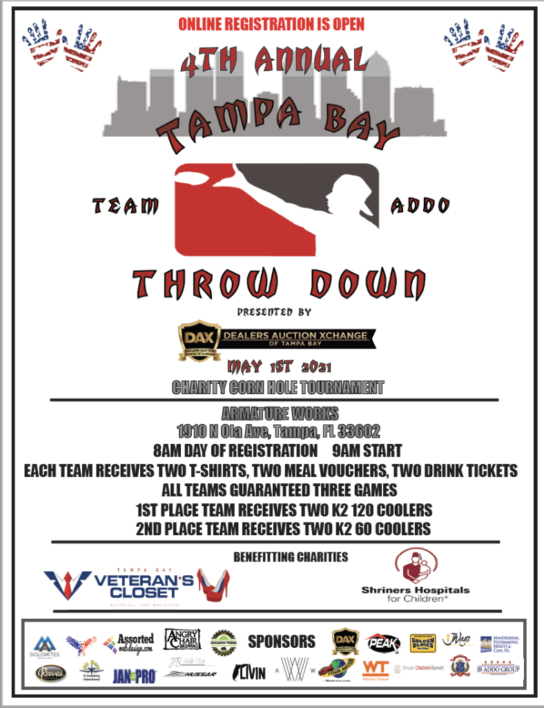 Tampa Bay Throwdown Cornhole Tournament - 2022 Tampa Bay Throwdown Cornhole Tournament - 2021